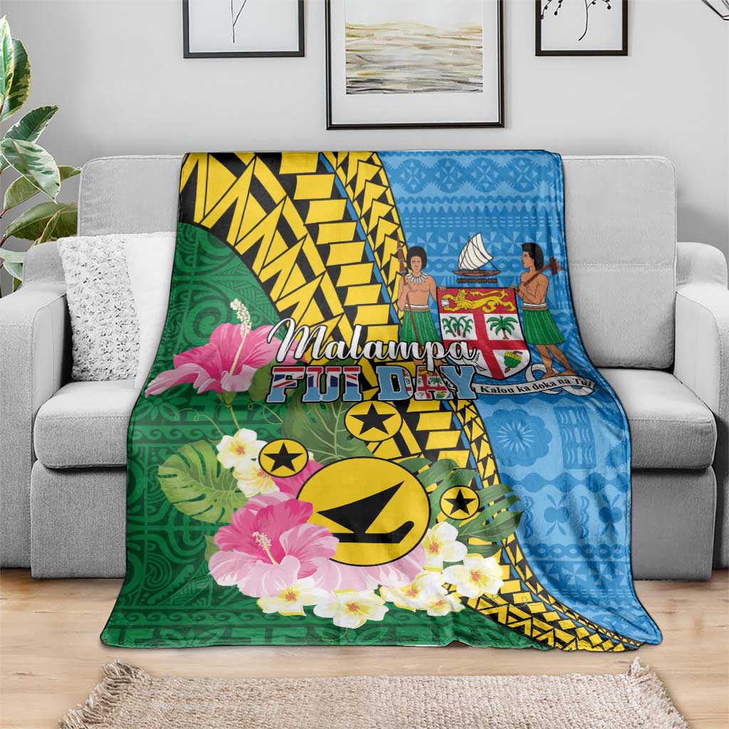 Malampa Fiji Day Blanket Tropical Tapa Pattern LT01 - Polynesian Pride