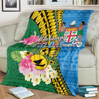 Malampa Fiji Day Blanket Tropical Tapa Pattern LT01 - Polynesian Pride