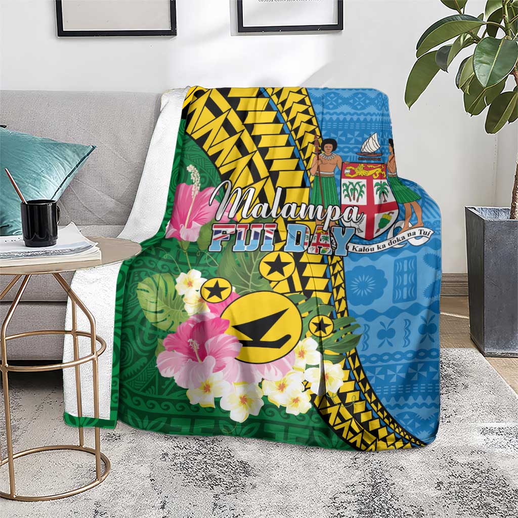 Malampa Fiji Day Blanket Tropical Tapa Pattern LT01 - Polynesian Pride