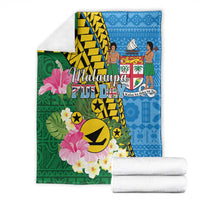 Malampa Fiji Day Blanket Tropical Tapa Pattern LT01 - Polynesian Pride