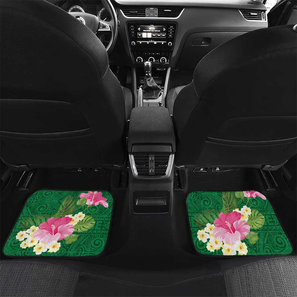 Malampa Fiji Day Car Mats Tropical Tapa Pattern