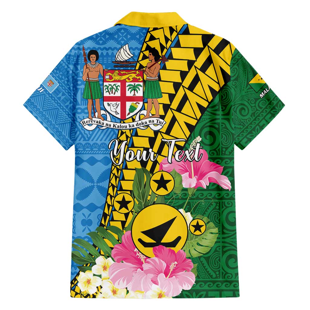 Personalised Malampa Fiji Day Family Matching Summer Maxi Dress and Hawaiian Shirt Tropical Tapa Pattern LT01 - Polynesian Pride