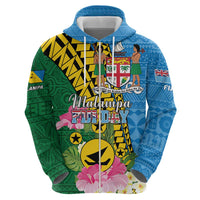 Personalised Malampa Fiji Day Hoodie Tropical Tapa Pattern LT01 - Polynesian Pride