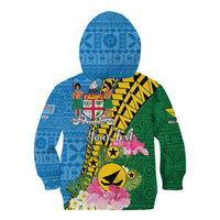 Personalised Malampa Fiji Day Kid Hoodie Tropical Tapa Pattern LT01 - Polynesian Pride
