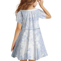 Samoa White Sunday Family Matching Mermaid Dress and Hawaiian Shirt Plumeria Floral LT01 - Polynesian Pride