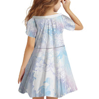 Samoa White Sunday Family Matching Off Shoulder Maxi Dress and Hawaiian Shirt Sweet Pastel Plumeria Floral LT01 - Polynesian Pride
