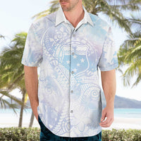 Samoa White Sunday Hawaiian Shirt Sweet Pastel Plumeria Floral LT01 - Polynesian Pride