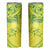 Kia Orana Cook Islands Skinny Tumbler Turtle Yellow Green Polynesian Pattern