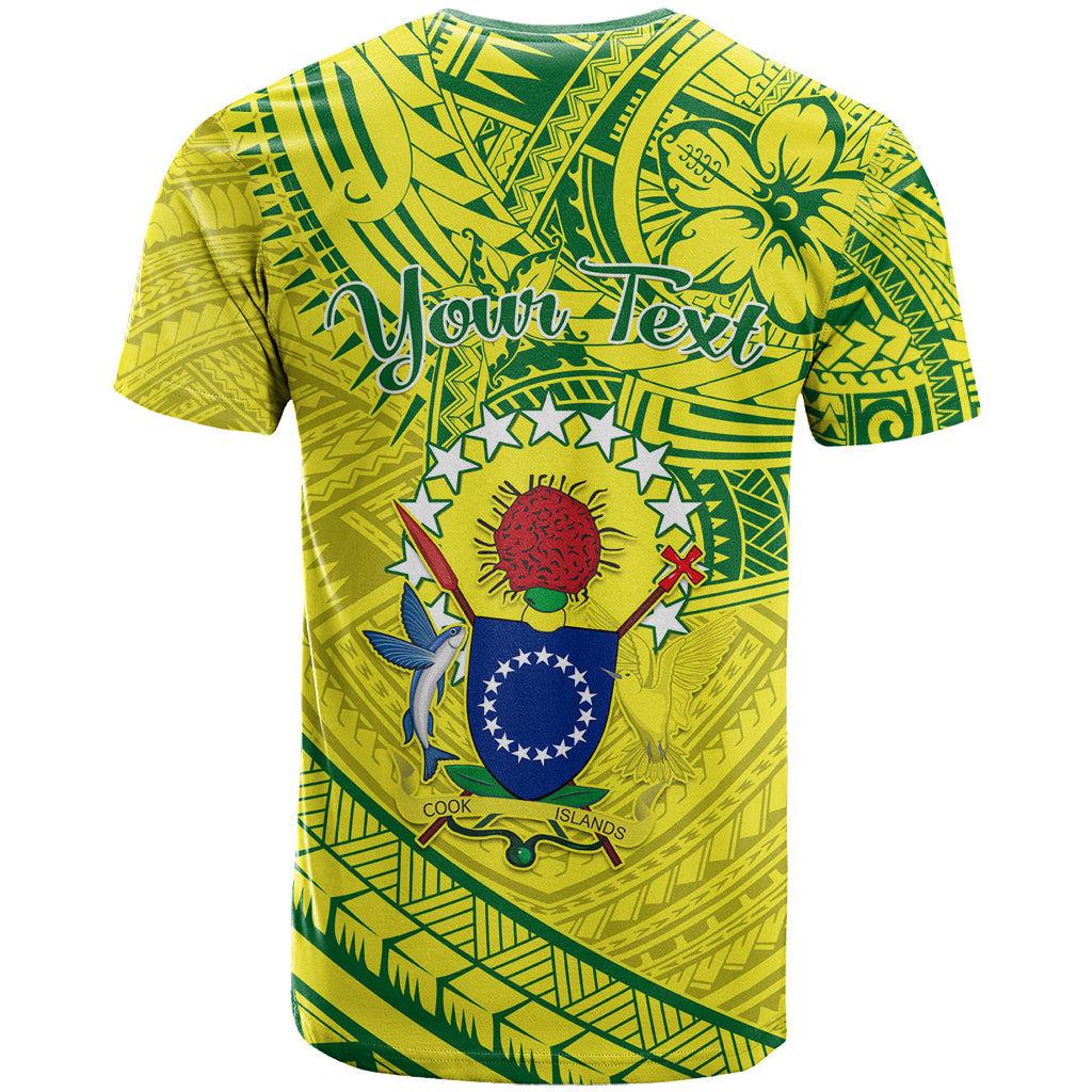 Kia Orana Cook Islands T Shirt Turtle Yellow Green Polynesian Pattern LT01 - Polynesian Pride