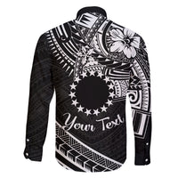 Kia Orana Cook Islands Family Matching Mermaid Dress and Hawaiian Shirt Circle Stars With Floral White Pattern LT01 - Polynesian Pride