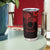 Kia Orana Cook Islands Tumbler Cup Circle Stars With Floral Red Pattern