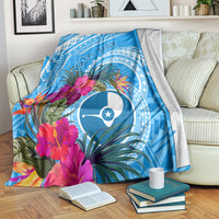 Yap Day Blanket Nam nu Waqab Tropical Flower