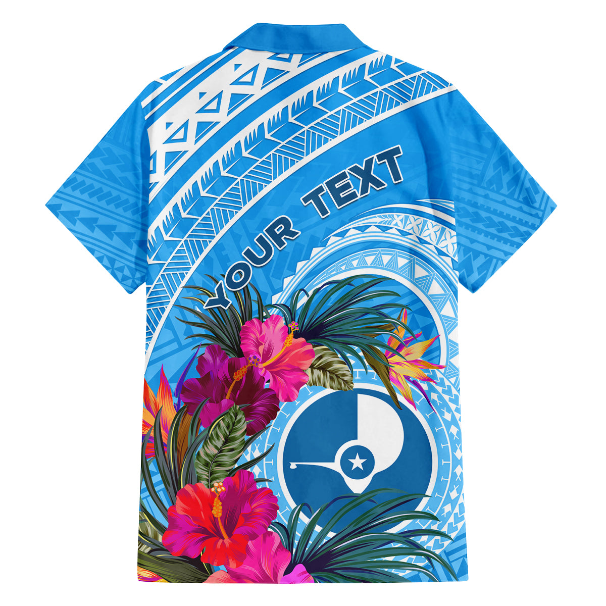 Yap Day Family Matching Summer Maxi Dress and Hawaiian Shirt Nam nu Waqab Tropical Flower LT01 - Polynesian Pride