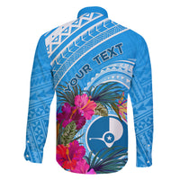 Yap Day Family Matching Summer Maxi Dress and Hawaiian Shirt Nam nu Waqab Tropical Flower LT01 - Polynesian Pride