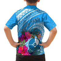 Yap Day Kid Hawaiian Shirt Nam nu Waqab Tropical Flower LT01 - Polynesian Pride