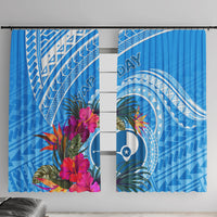 Yap Day Window Curtain Nam nu Waqab Tropical Flower
