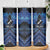 Personalised Aotearoa Matariki Skinny Tumbler Blue Fern Maori Poutama
