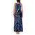 Personalised Aotearoa Matariki Tank Maxi Dress Blue Fern Maori Poutama