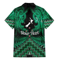 Personalised Aotearoa Matariki Family Matching Mermaid Dress and Hawaiian Shirt Green Fern Maori Poutama LT01 - Polynesian Pride