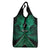 Personalised Aotearoa Matariki Grocery Bag Green Fern Maori Poutama