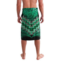 Personalised Aotearoa Matariki Lavalava Green Fern Maori Poutama