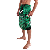 Personalised Aotearoa Matariki Lavalava Green Fern Maori Poutama