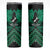 Personalised Aotearoa Matariki Skinny Tumbler Green Fern Maori Poutama