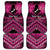 Personalised Aotearoa Matariki Car Mats Pink Fern Maori Poutama