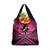 Personalised Aotearoa Matariki Grocery Bag Pink Fern Maori Poutama