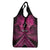 Personalised Aotearoa Matariki Grocery Bag Pink Fern Maori Poutama