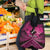 Personalised Aotearoa Matariki Grocery Bag Pink Fern Maori Poutama