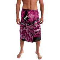 Personalised Aotearoa Matariki Lavalava Pink Fern Maori Poutama