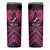 Personalised Aotearoa Matariki Skinny Tumbler Pink Fern Maori Poutama