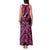 Personalised Aotearoa Matariki Tank Maxi Dress Pink Fern Maori Poutama