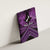 Personalised Aotearoa Matariki Canvas Wall Art Purple Fern Maori Poutama