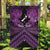 Personalised Aotearoa Matariki Garden Flag Purple Fern Maori Poutama