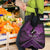 Personalised Aotearoa Matariki Grocery Bag Purple Fern Maori Poutama