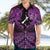 Personalised Aotearoa Matariki Hawaiian Shirt Purple Fern Maori Poutama
