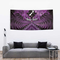 Personalised Aotearoa Matariki Tapestry Purple Fern Maori Poutama LT01 - Polynesian Pride