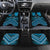 Personalised Aotearoa Matariki Car Mats Turquoise Fern Maori Poutama
