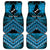 Personalised Aotearoa Matariki Car Mats Turquoise Fern Maori Poutama