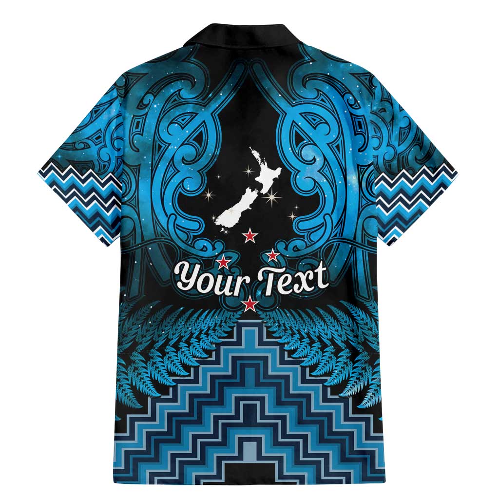 Personalised Aotearoa Matariki Family Matching Mermaid Dress and Hawaiian Shirt Turquoise Fern Maori Poutama LT01 - Polynesian Pride