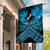 Personalised Aotearoa Matariki Garden Flag Turquoise Fern Maori Poutama