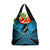 Personalised Aotearoa Matariki Grocery Bag Turquoise Fern Maori Poutama