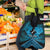 Personalised Aotearoa Matariki Grocery Bag Turquoise Fern Maori Poutama