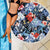 Hawaii Tropicana Blue Pattern Beach Blanket - Polynesian Pride