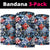 Hawaii Tropicana Blue Pattern Neck Gaiter - Polynesian Pride