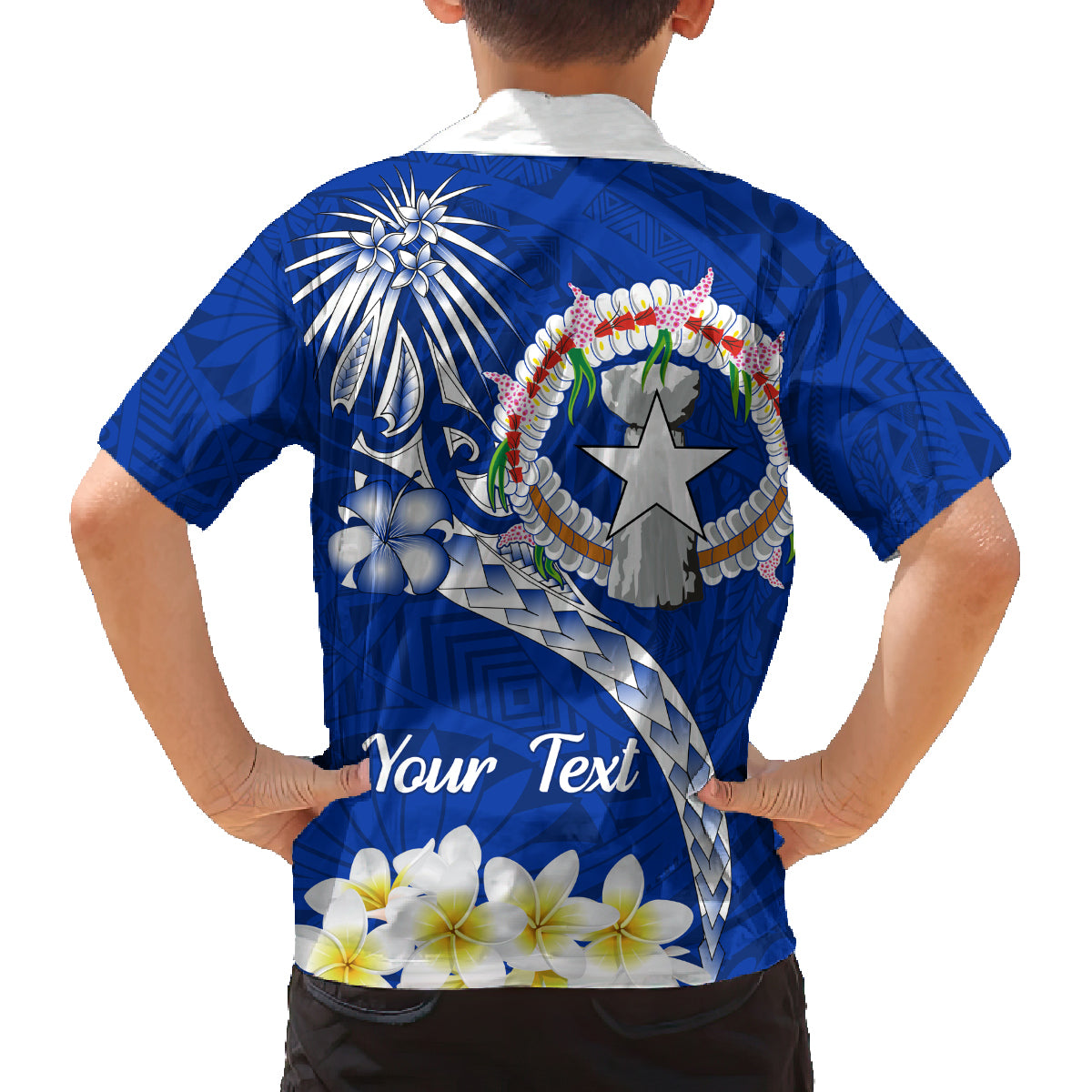 Northern Mariana Islands Commonwealth Day 2024 Family Matching Puletasi and Hawaiian Shirt Dolphin With Plumeria Flower LT01 - Polynesian Pride