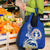 Northern Mariana Islands Commonwealth Day 2024 Grocery Bag Dolphin With Plumeria Flower