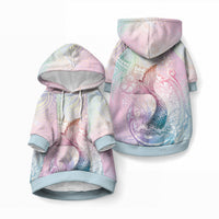 Hawaii Mermaid Sweet Pastel Pet Hoodie Polynesian Pattern Fish Hook LT01 Pullover Multicolor - Polynesian Pride